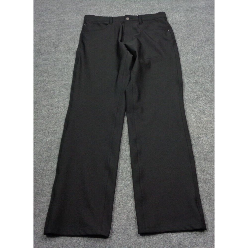 FootJoy Athletic Fit‎ Golf Pants Mens 32X32 Black Performance Stretch Straight